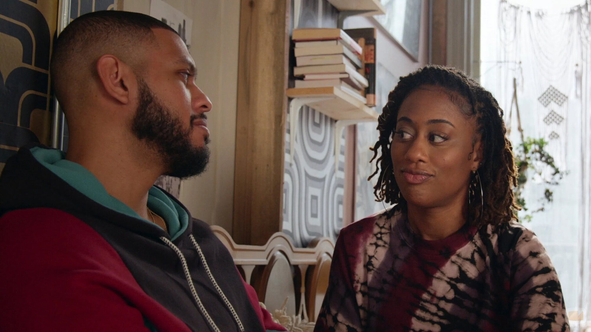 Zuri Adele y Sarunas J. Jackson en Capítulo 5 titulado 'Porque, hombres' de 'Good Trouble'