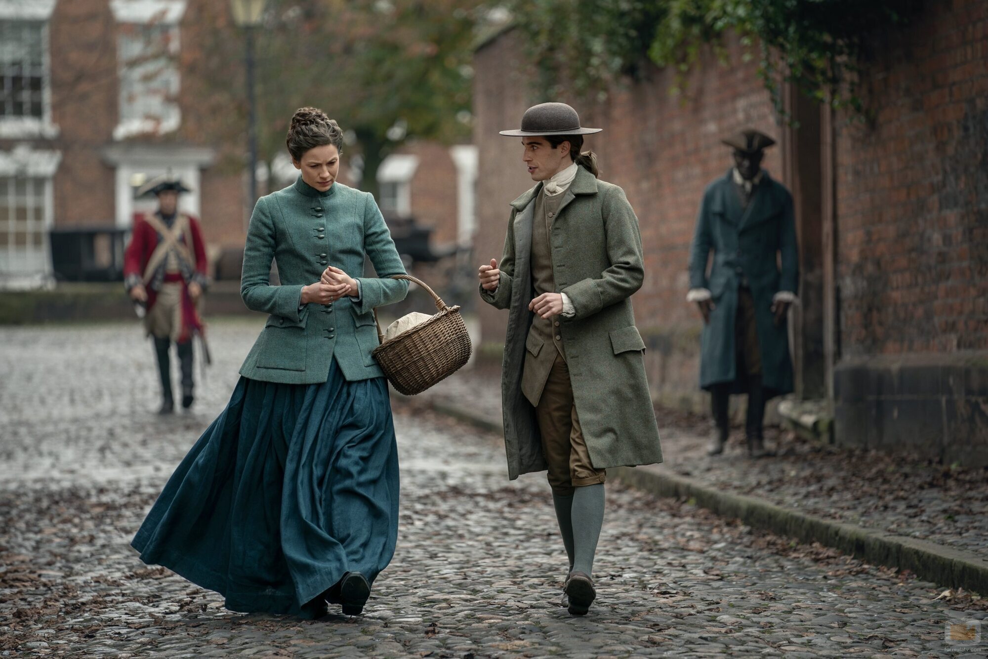 Still de Caitriona Balfe en la temporada 7 y el capítulo 10 de 'Outlander'