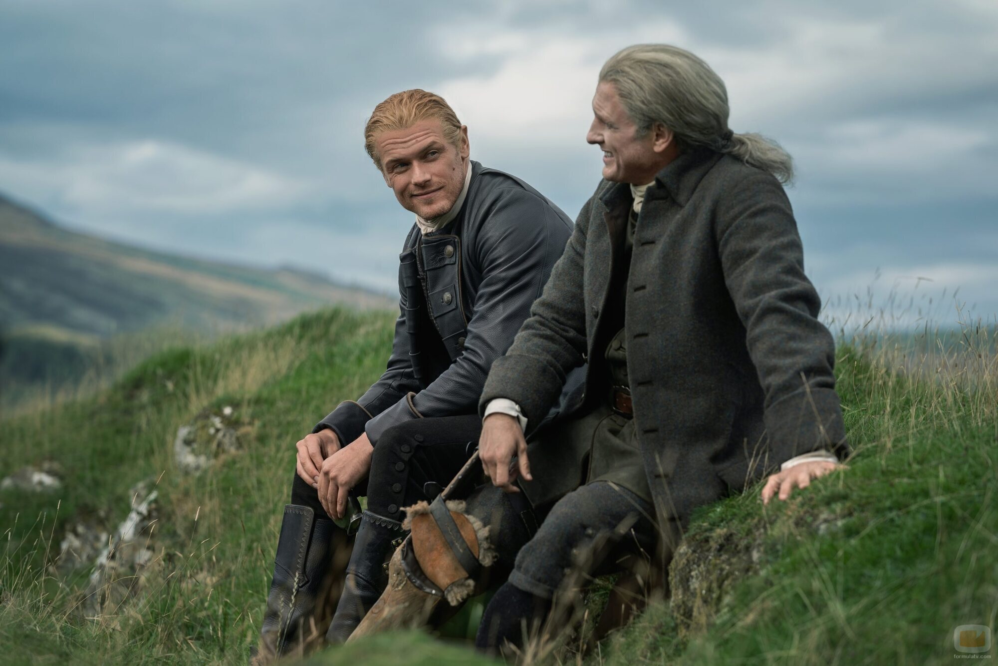 Sam Heughan en 7x10 'Amor fraternal' de 'Outlander'