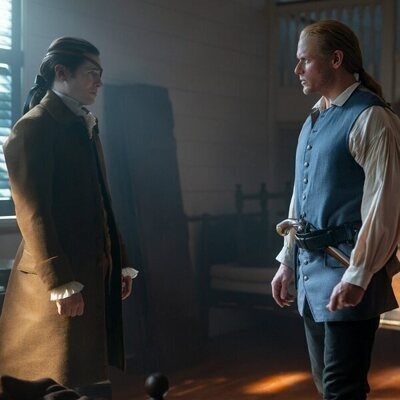 Sam Heughan en 7x16 'El aire matinal está repleto de ángeles' de 'Outlander'