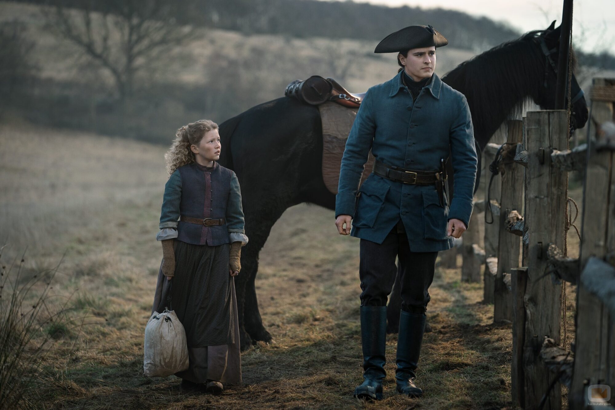 Charles Vandervaart en 7x16 'El aire matinal está repleto de ángeles' de 'Outlander'