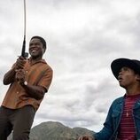 David Oyelowo y Jahi Di'Allo Winston en 'La parábola de caer en la red' de 'Government Cheese'