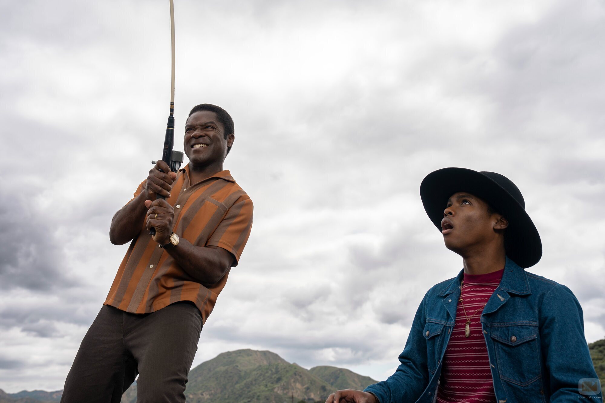 David Oyelowo y Jahi Di'Allo Winston en 'La parábola de caer en la red' de 'Government Cheese'