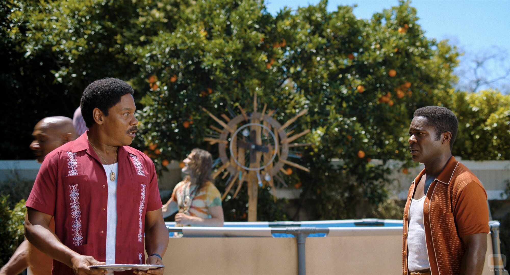 David Oyelowo y Bokeem Woodbine en 'Una noche con Abraham Cohen' de 'Government Cheese'