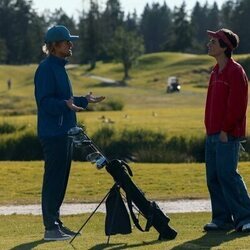 Owen Wilson y Peter Dager en la temporada 1 y el capítulo 02 de 'Sticks: cracks del golf'