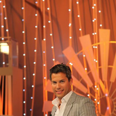Daniel Domenjó en el plató de 'El Topo'