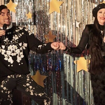 Catherine O'Hara y Dan Levy en el 4x03 de 'Schitt's Creek'