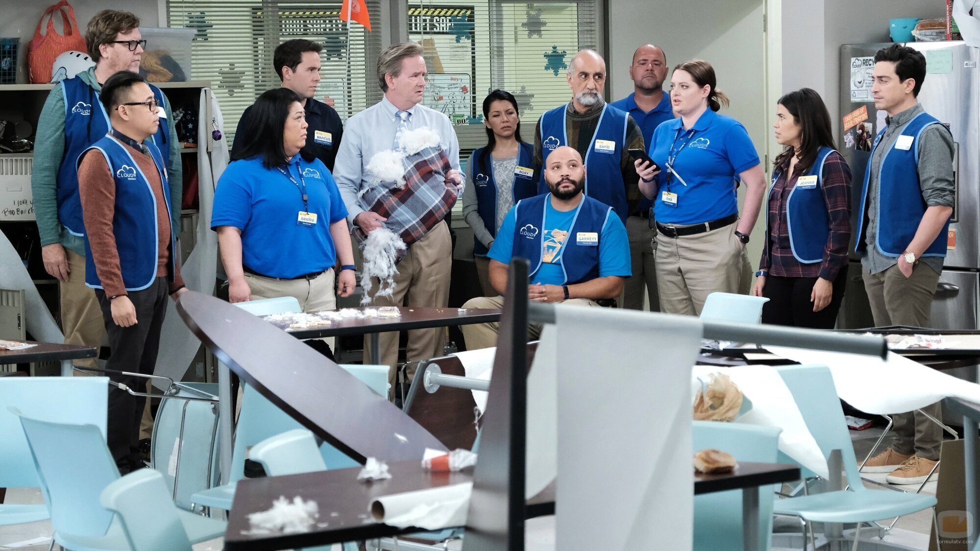 Imagen de 4x11 'El reto de los pasos' de 'Superstore'