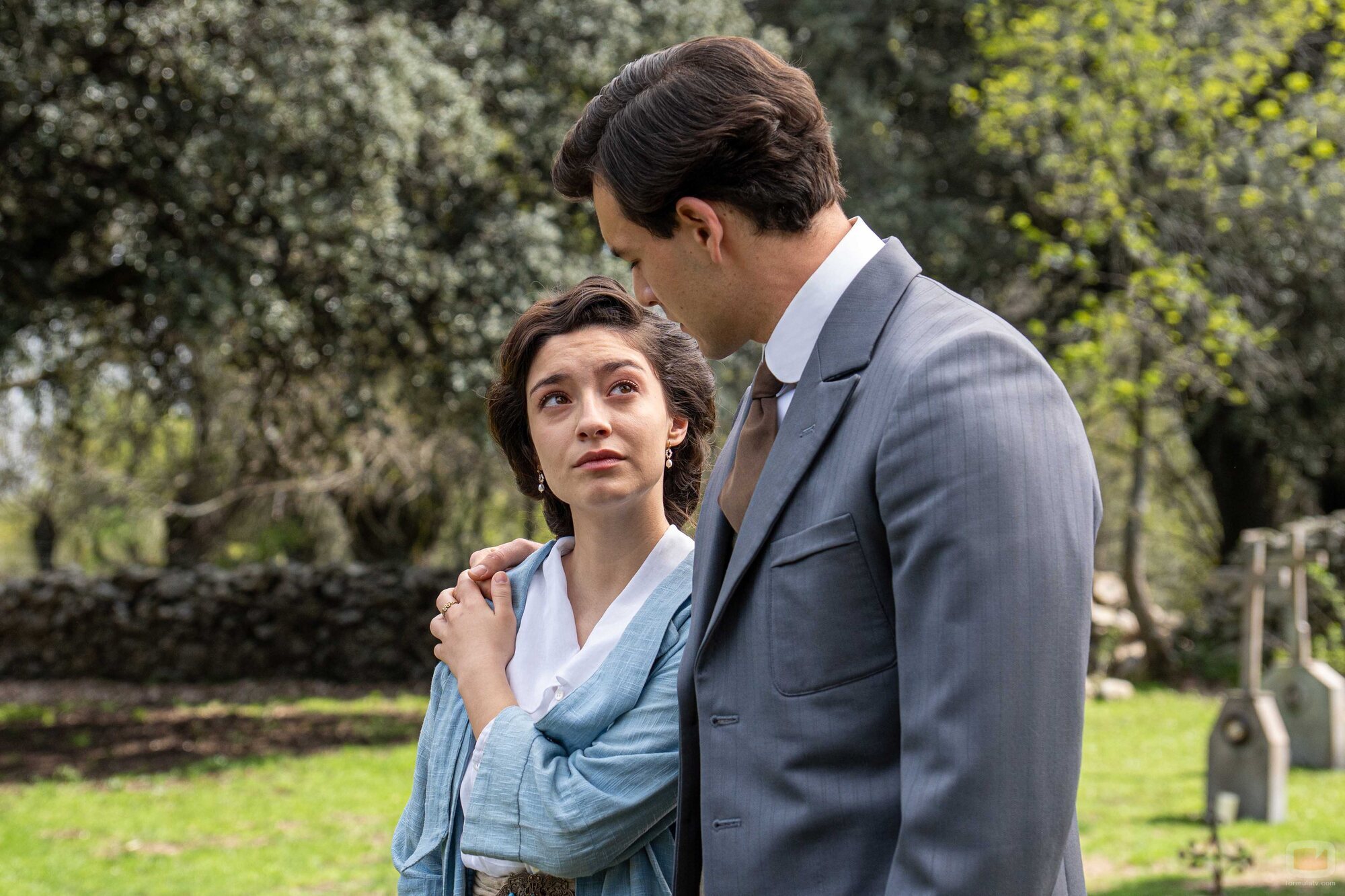 Xavi Lock y Marta Costa en 'Lunes 9 de junio de 2025' de 'La promesa'