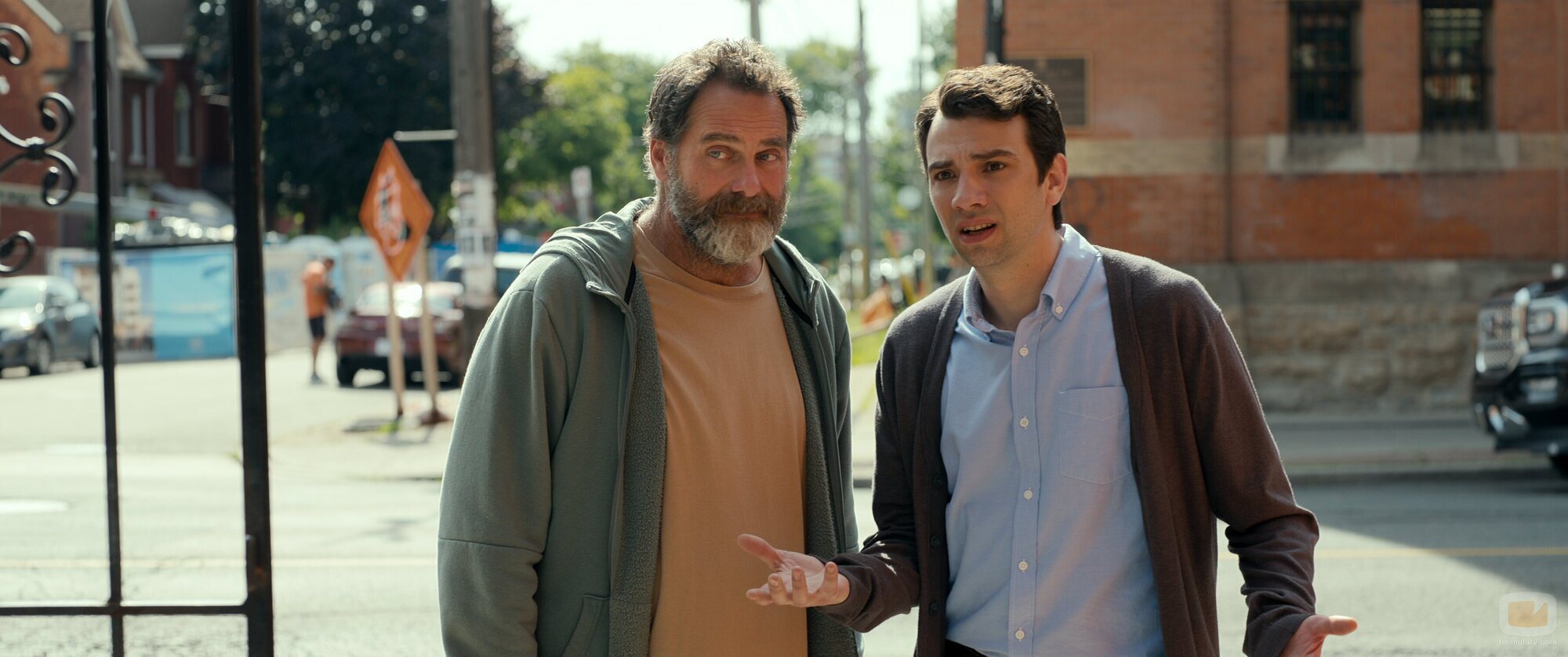 Andy Buckley y Jay Baruchel en el 2x06 de 'FUBAR'