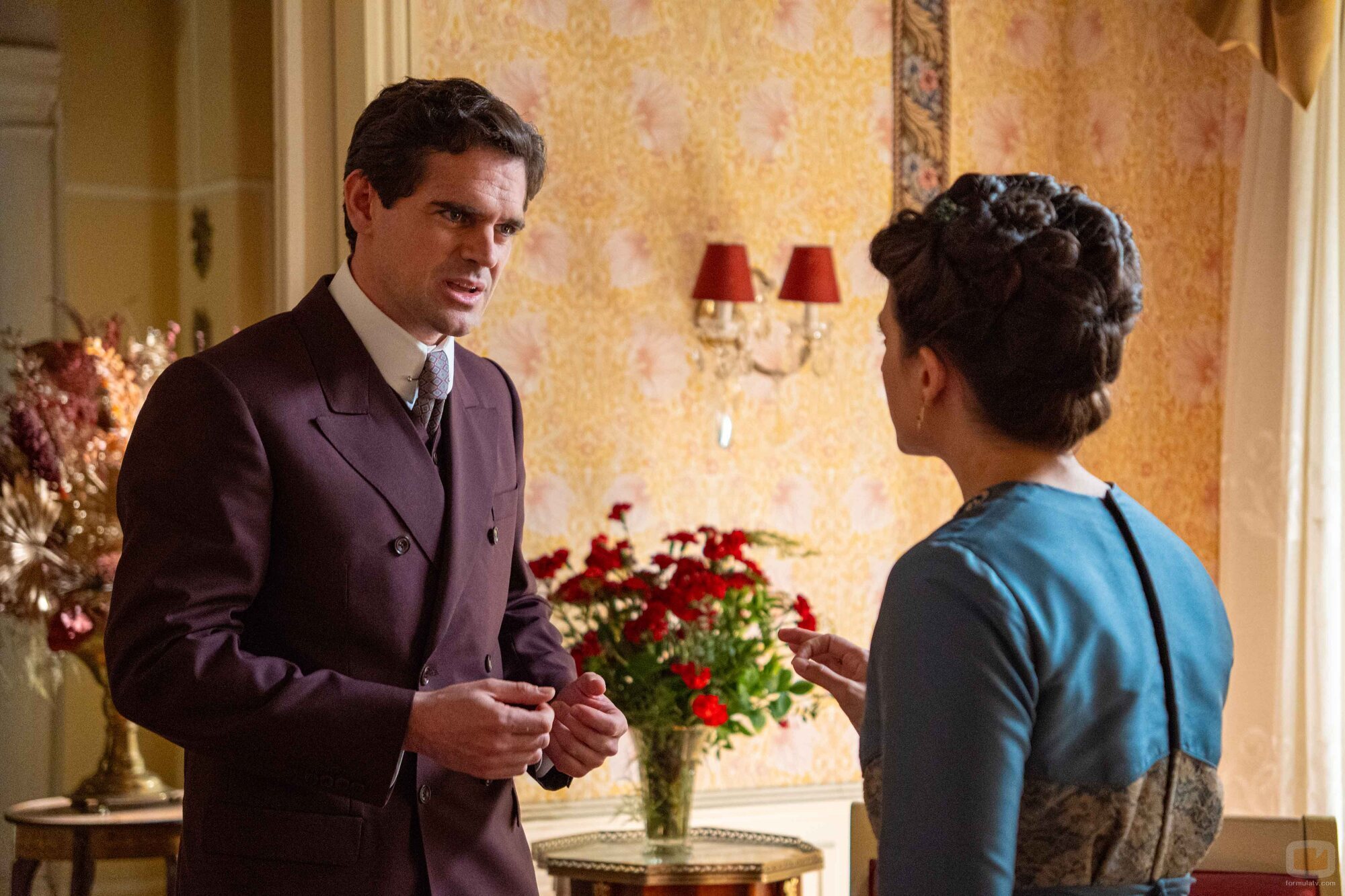 Gonzalo Ramos y Amparo Piñero en el 4x128 de 'La promesa'