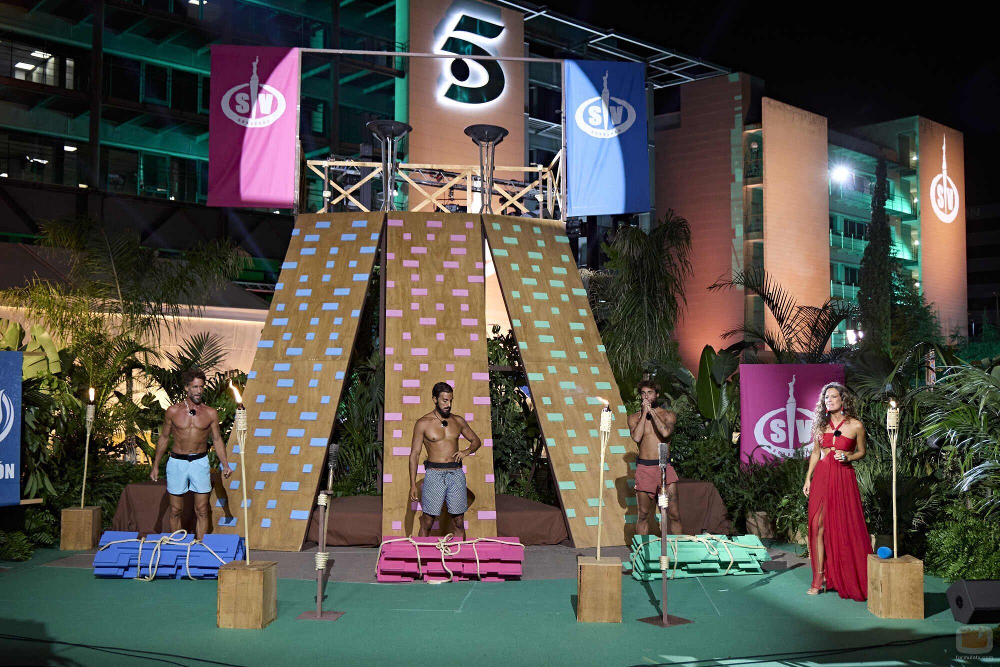 Borja González, Montoya y Álvaro Escassi en la final de 'Supervivientes 2025'