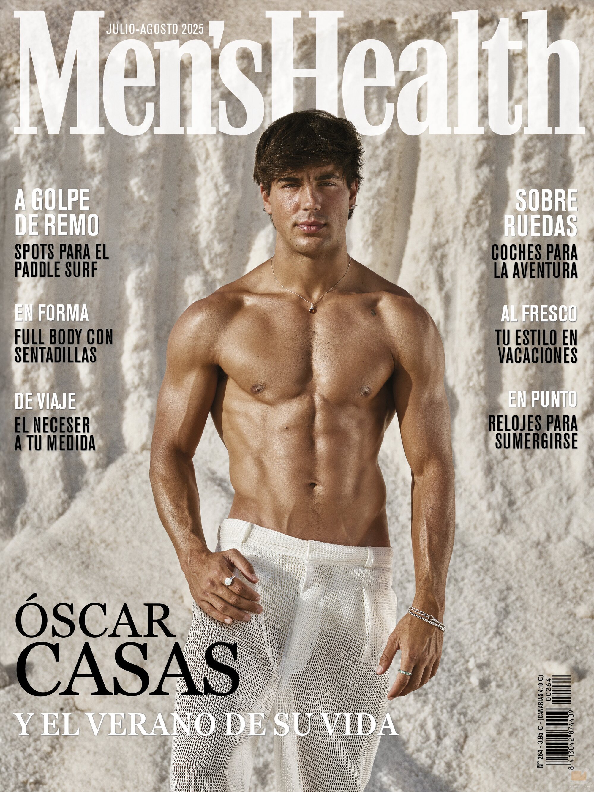 Portada de Óscar Casas para Men's Health