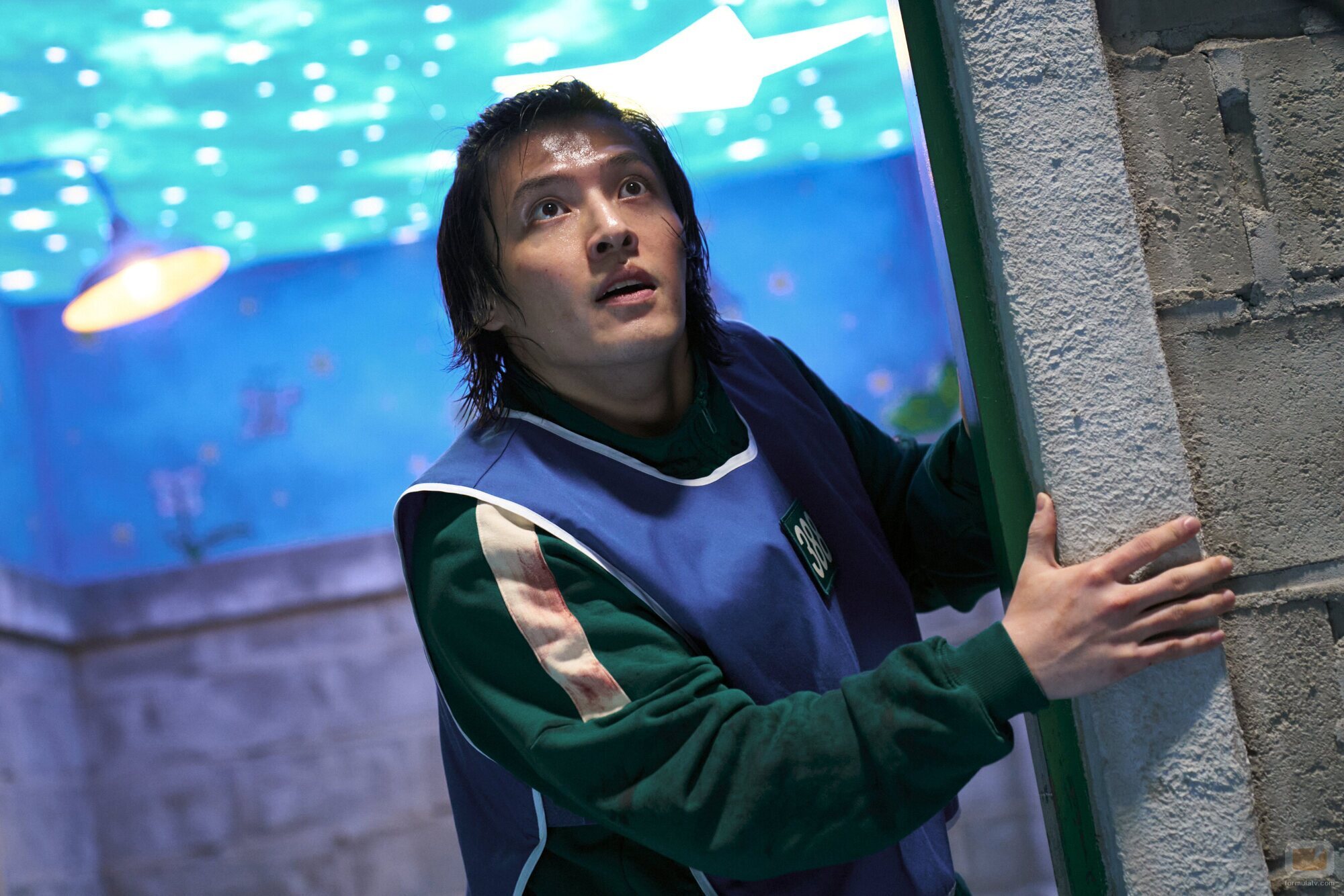 Kang Ha-neul en el 'Noche estrellada' de 'Squid Game'