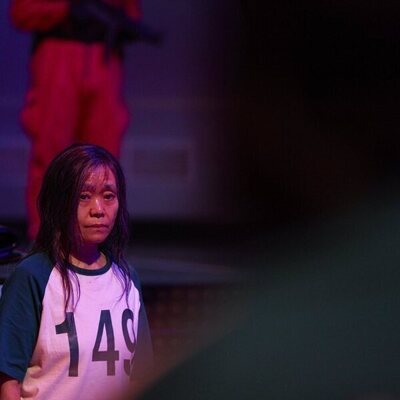 Kang Ae-shim en 'No es culpa tuya' de 'Squid Game (Ojing-eo Geim)'