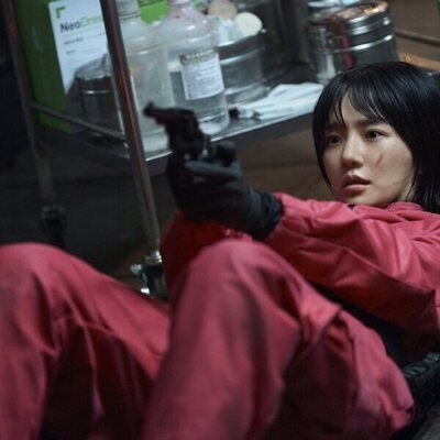 Park Gyuyoung en el 3x01 de 'El juego del calamar (Ojing-eo Geim)'
