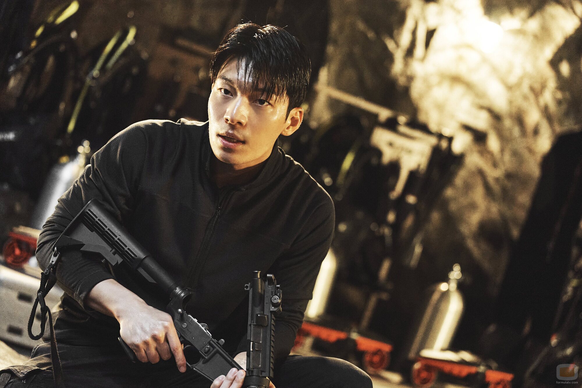 Wi Ha-joon en el 'Humanos' de 'Squid Game'