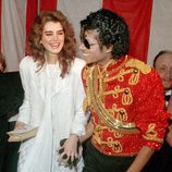 Michael Jackson con Brooke Shields