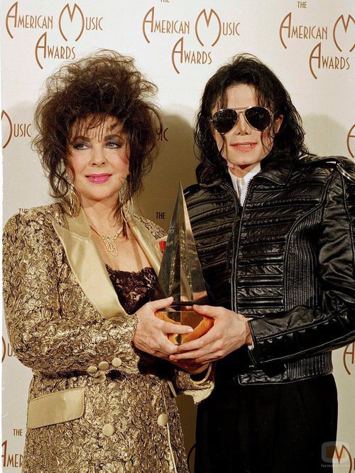 Michael Jackson con Elizabeth Taylor