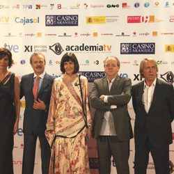 Representantes de la Academia, de TVE y la Ministra de Cultura