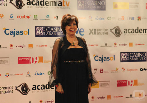 Concha Velasco recibe el premio a toda una vida de la Academia de TV en 2009