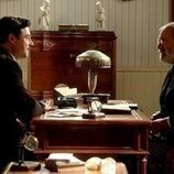 Joaquín Climent y Arturo García Sancho en 4x131 'Martes 24 de junio de 2025' de 'La promesa'