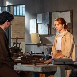 Álvaro Quintana y Sara Font en el 'Martes 1 de julio de 2025' de 'La Promessa'