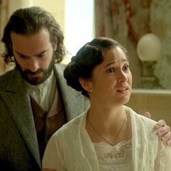 Carmen Asecas y Ibrahim Al Shami J. en 4x146 'Viernes 18 de julio de 2025' de 'La promesa'