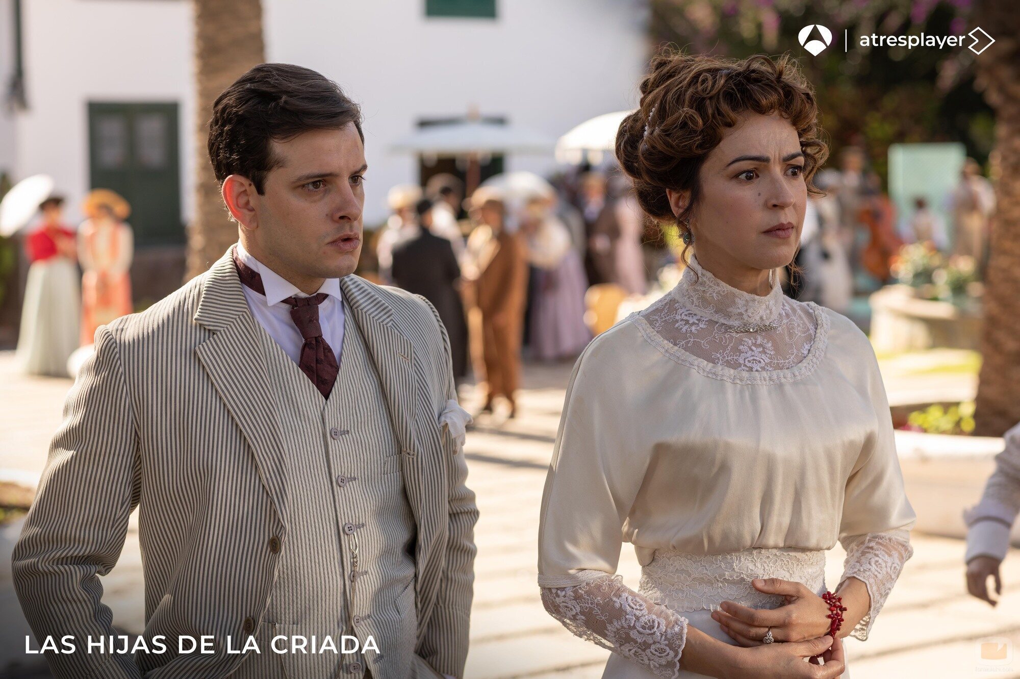 Álex Villazán y Verónica Sánchez en 'Las hijas de la criada'