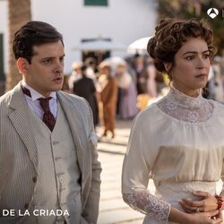 Álex Villazán y Verónica Sánchez en 'Las hijas de la criada'