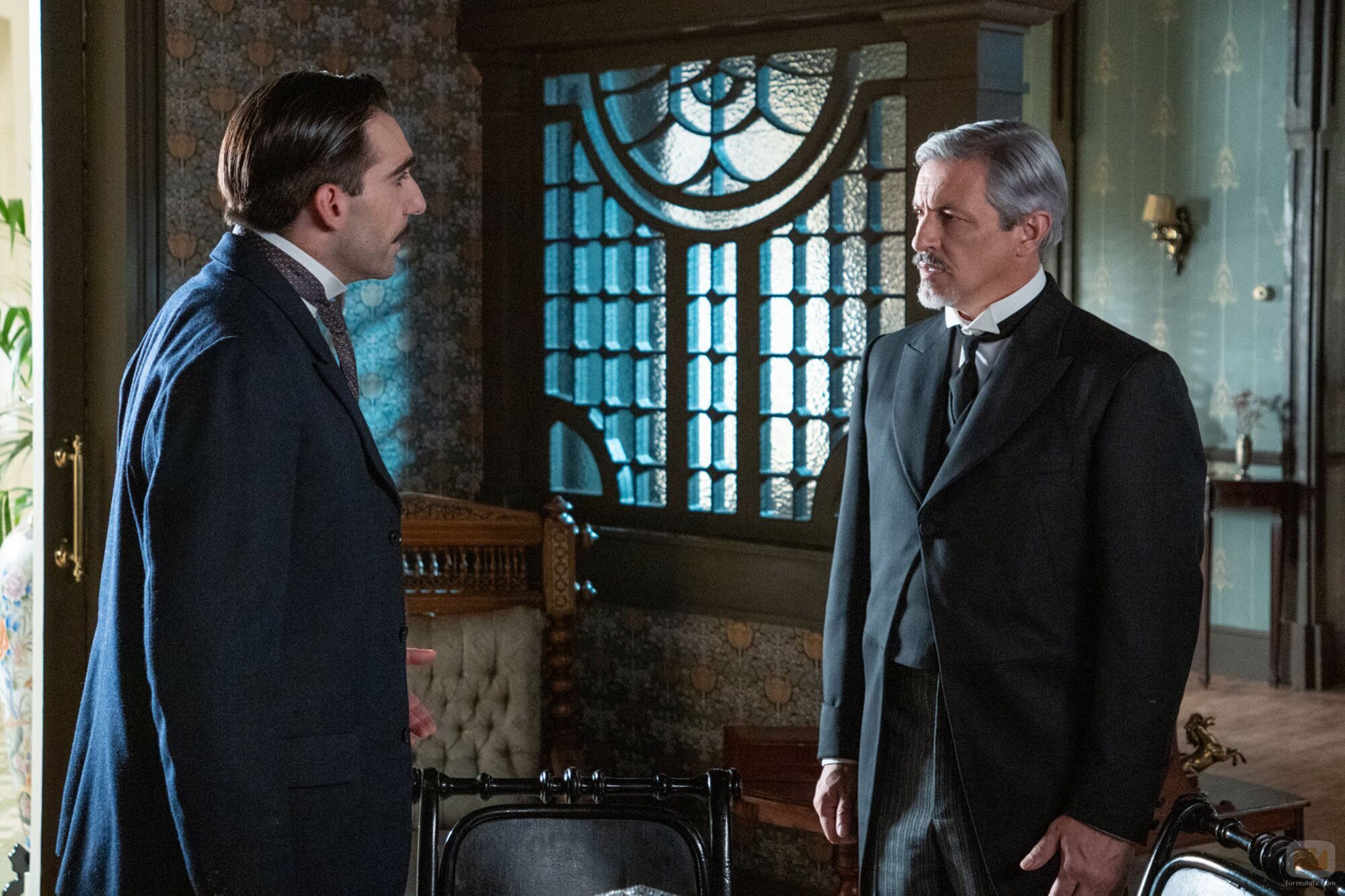 Fernando Coronado y Guillermo Serrano en 4x151 'Lunes 28 de julio de 2025' de 'La promesa'