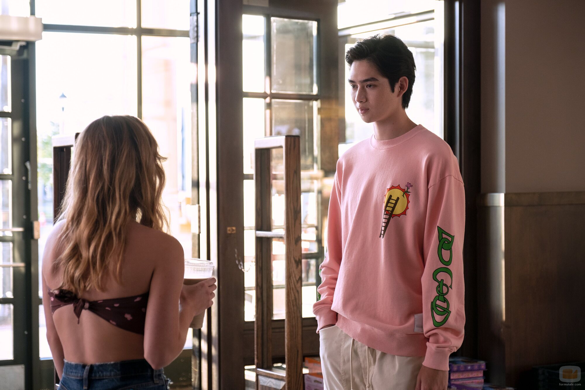 Escena de Sean Kaufman en 'Escena de amor' de 'The Summer I Turned Pretty'