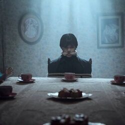 Still de Jenna Ortega en 'La vuelta a la tristeza' de 'Miércoles'