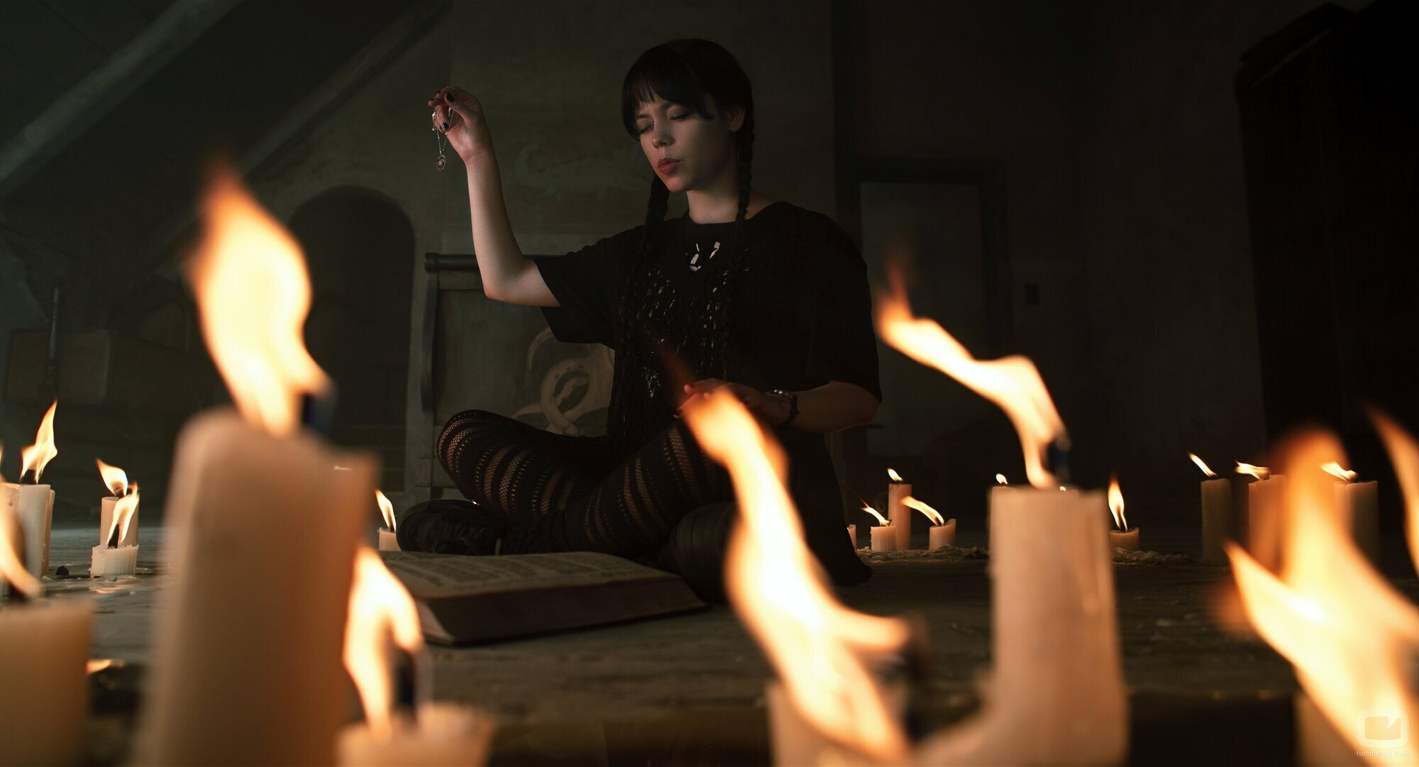 Jenna Ortega en el 2x01 de 'Miércoles'