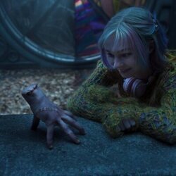 Emma Myers en el 2x01 de 'Miércoles'