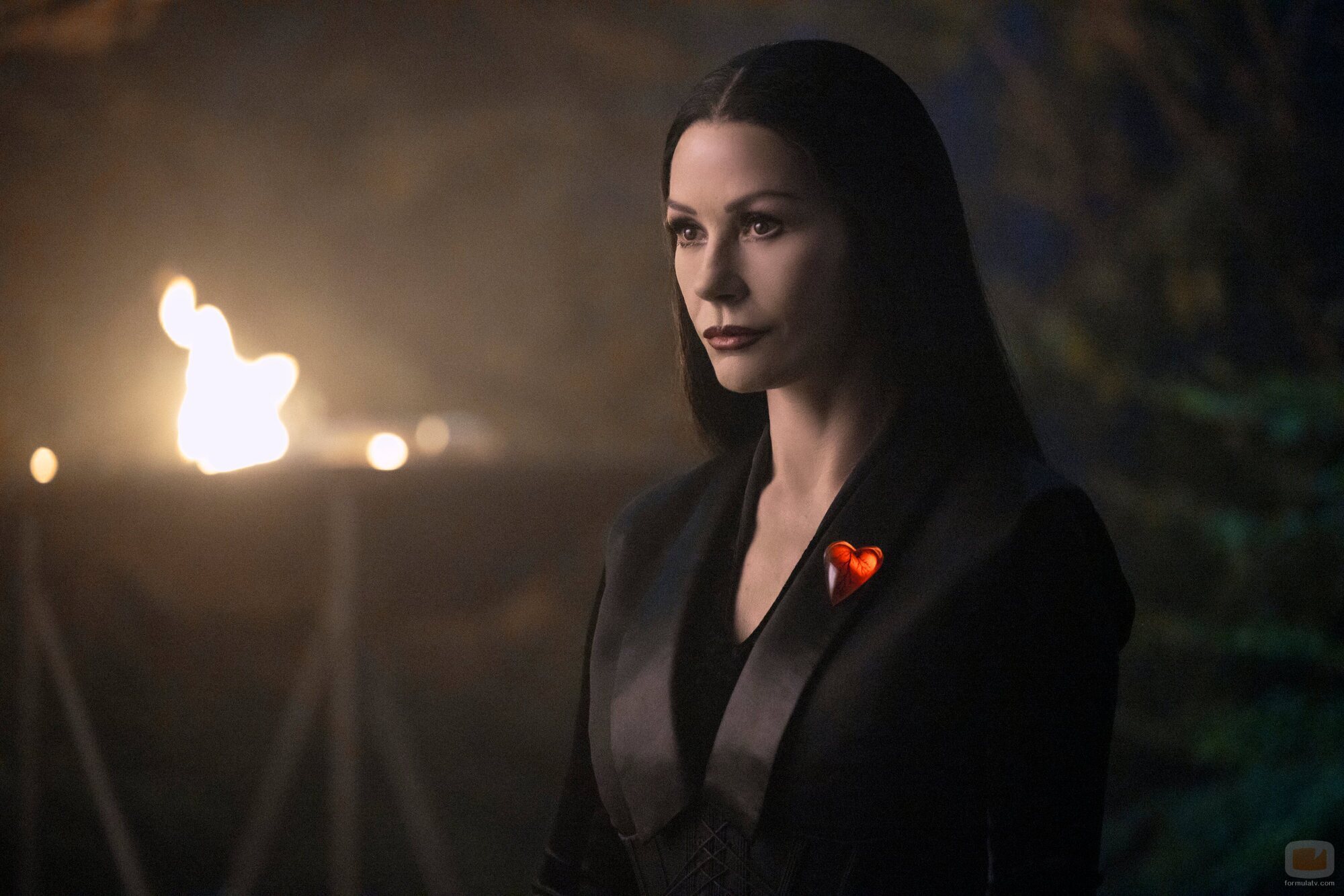 Catherine Zeta-Jones en 'La llamada de la tristeza' de 'Miércoles'