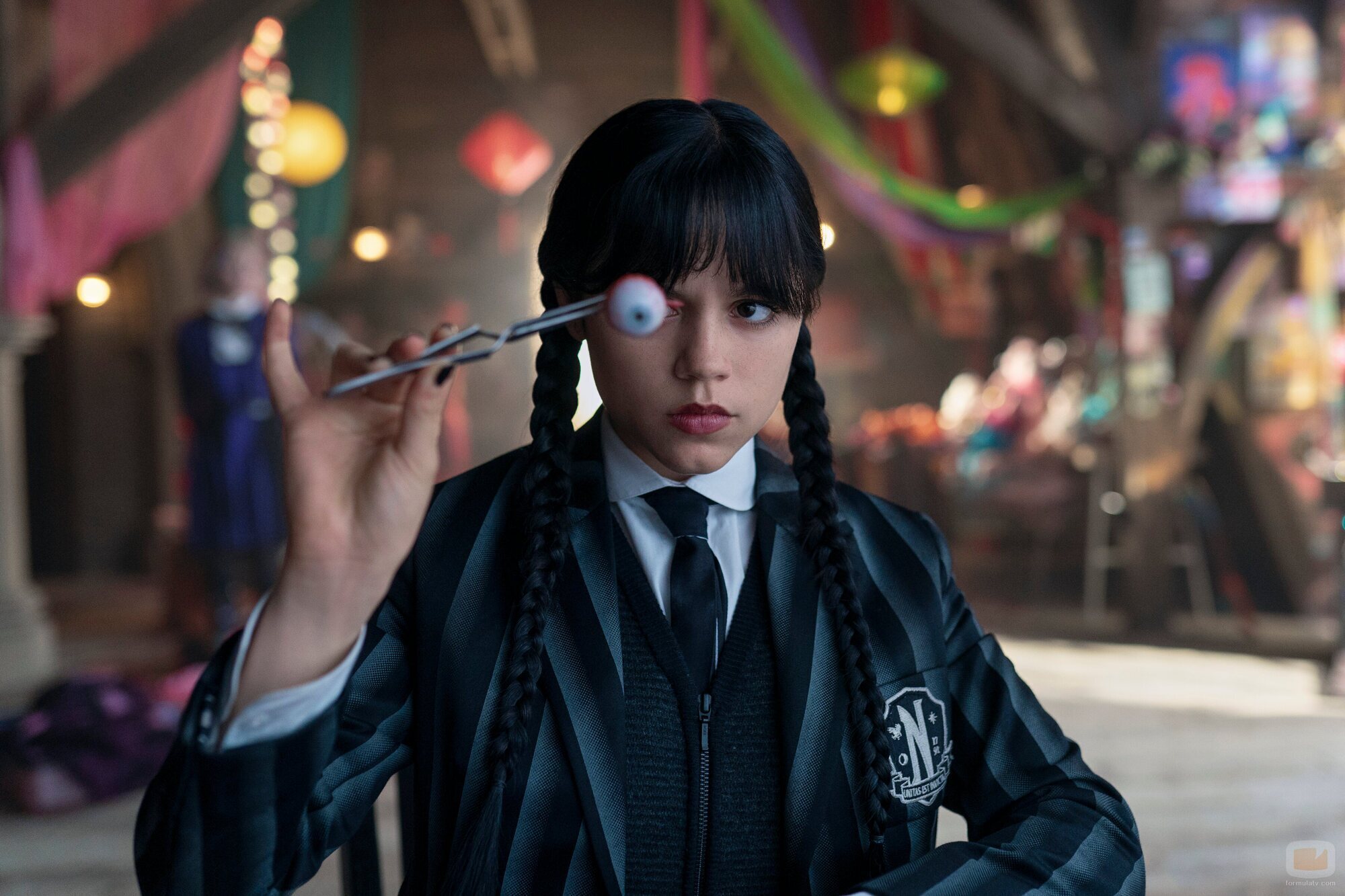 Jenna Ortega en 'La llamada de la tristeza' de 'Wednesday'