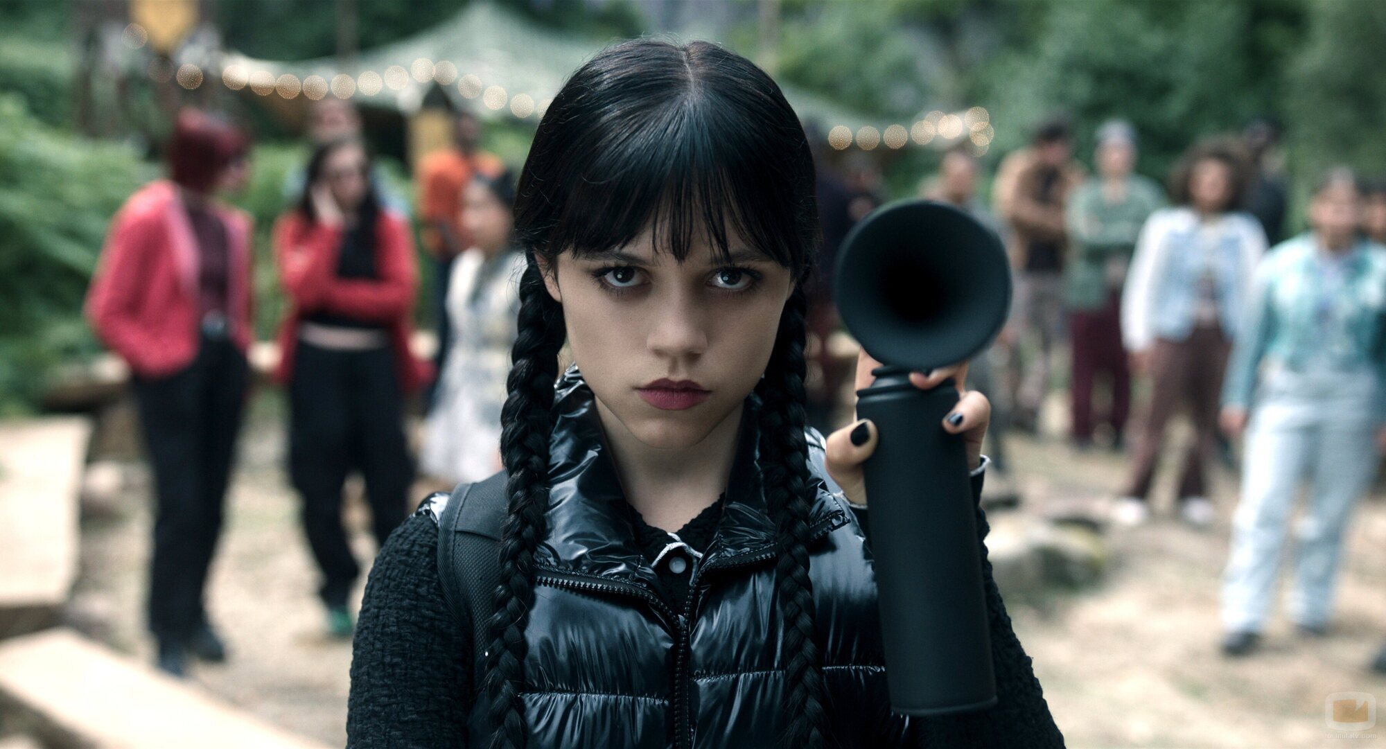 Imagen de Jenna Ortega en Capítulo 3 titulado 'La llamada de la tristeza' de 'Miércoles'
