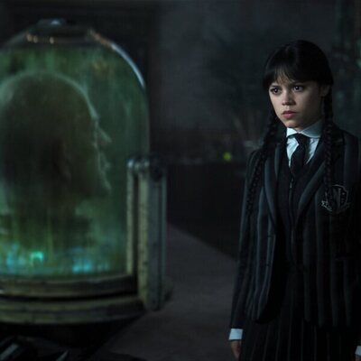 Jenna Ortega en 2x04 titulado 'Si las tristezas hablaran' de 'Miércoles'