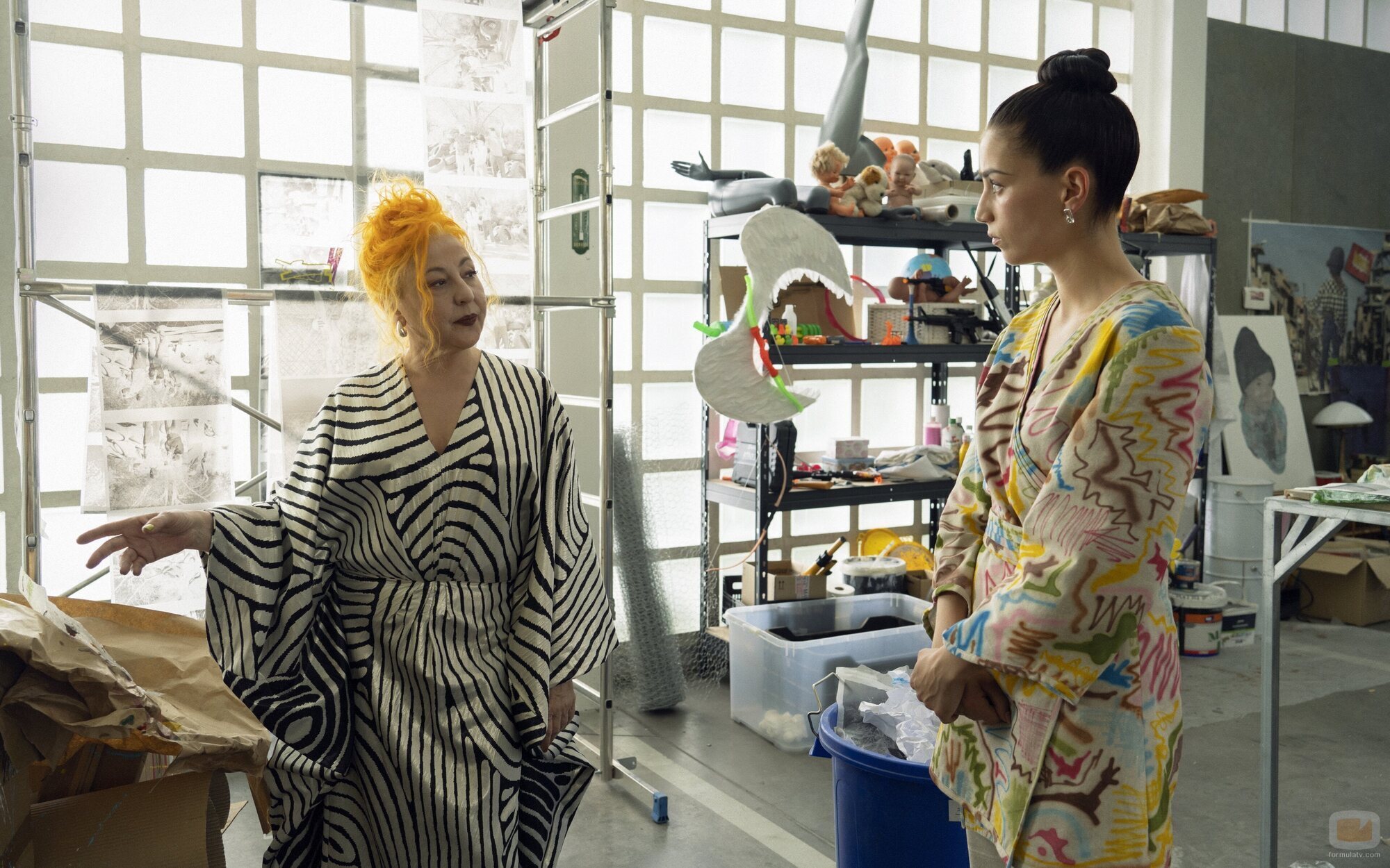 Carmen Machi y Claudia Salas en 1x01 'Marga y Tina' de 'Furia'