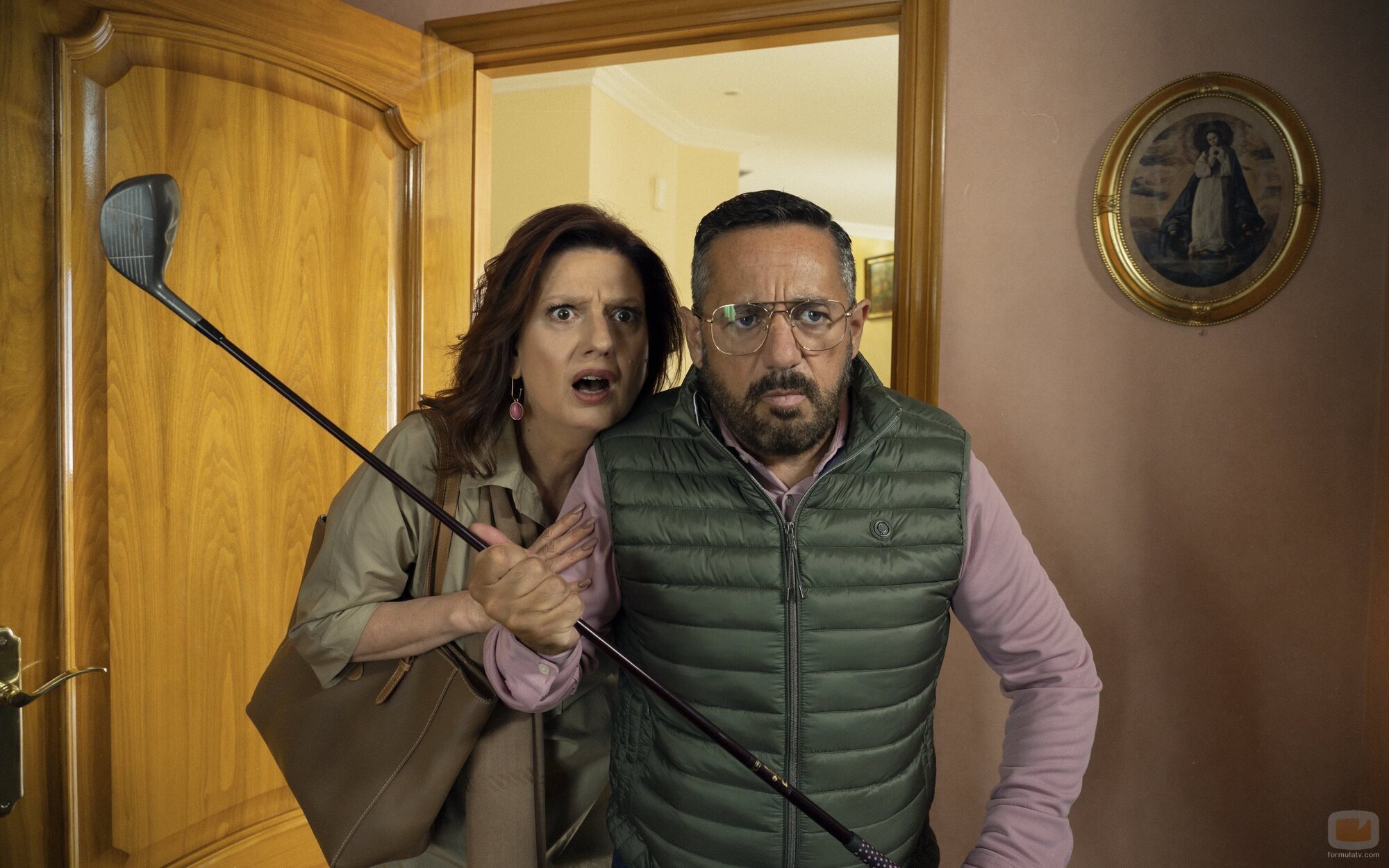 Pepón Nieto y Natalie Pinot en la temporada 1 y el capítulo 07 de 'Furia'