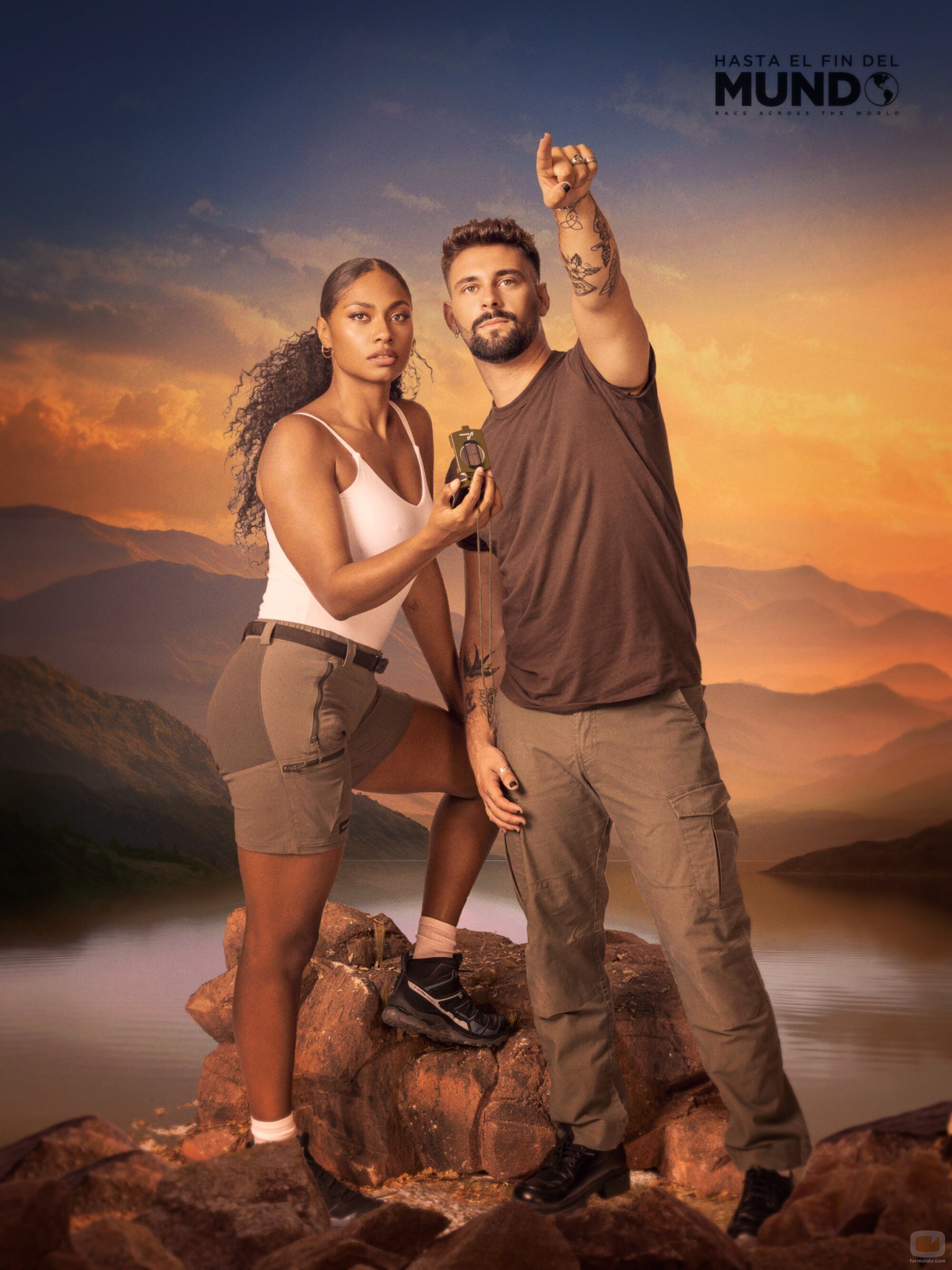 Nia y J Kbello, concursantes de 'Hasta el fin del mundo'