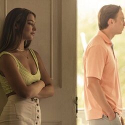 Madelyn Cline y Drew Starkey en 1x03 titulado 'La zona prohibida' de 'Outer Banks'