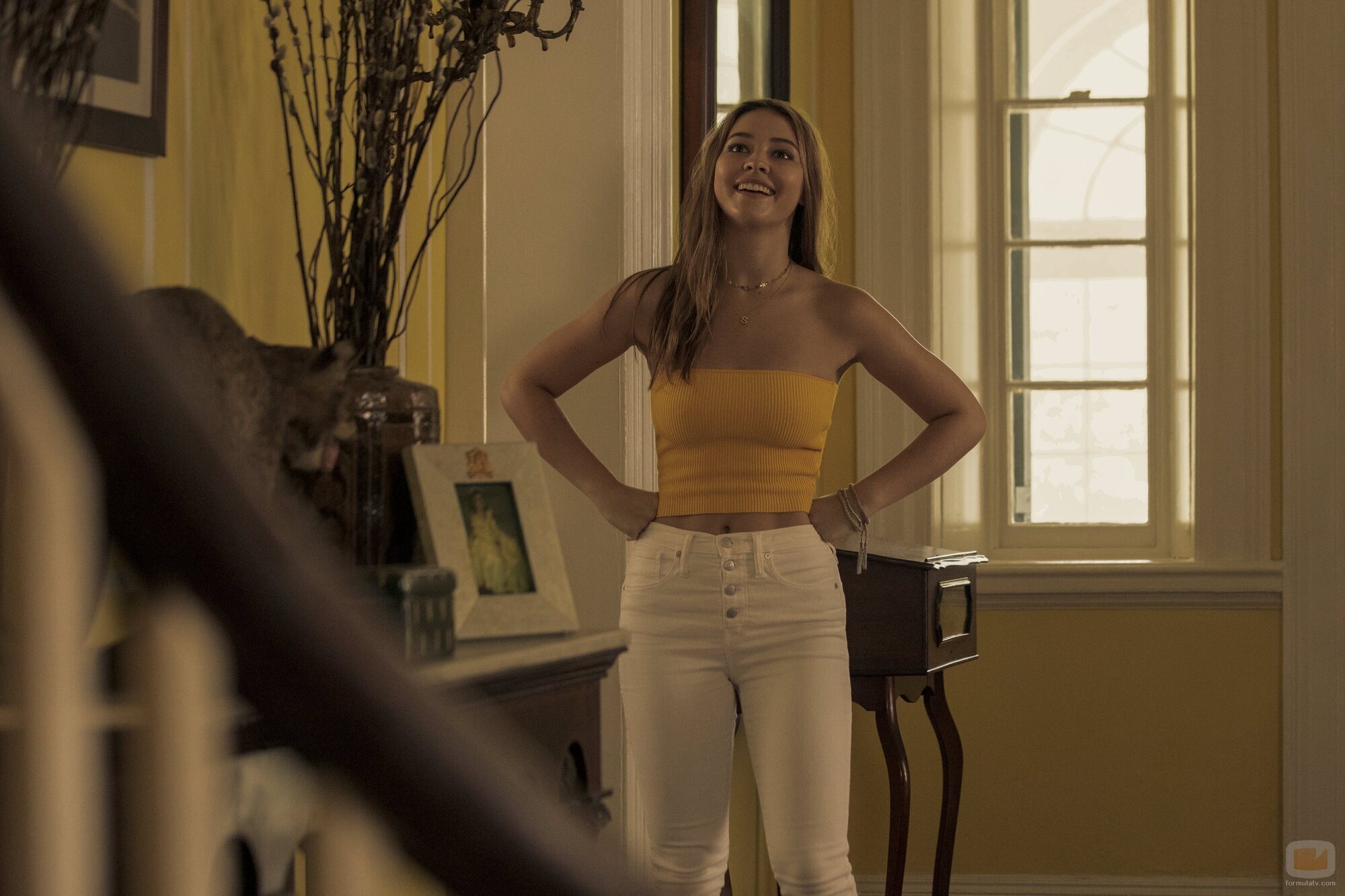 Madelyn Cline en el 1x04 de 'Outer Banks'