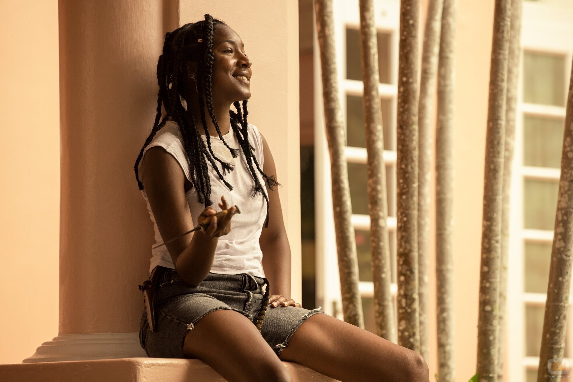 Carlacia Grant en el 2x01 de 'Outer Banks'