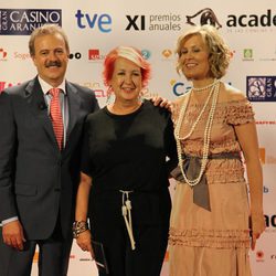 Manuel Campo Vidal, Rosa María Calaf y María Rey