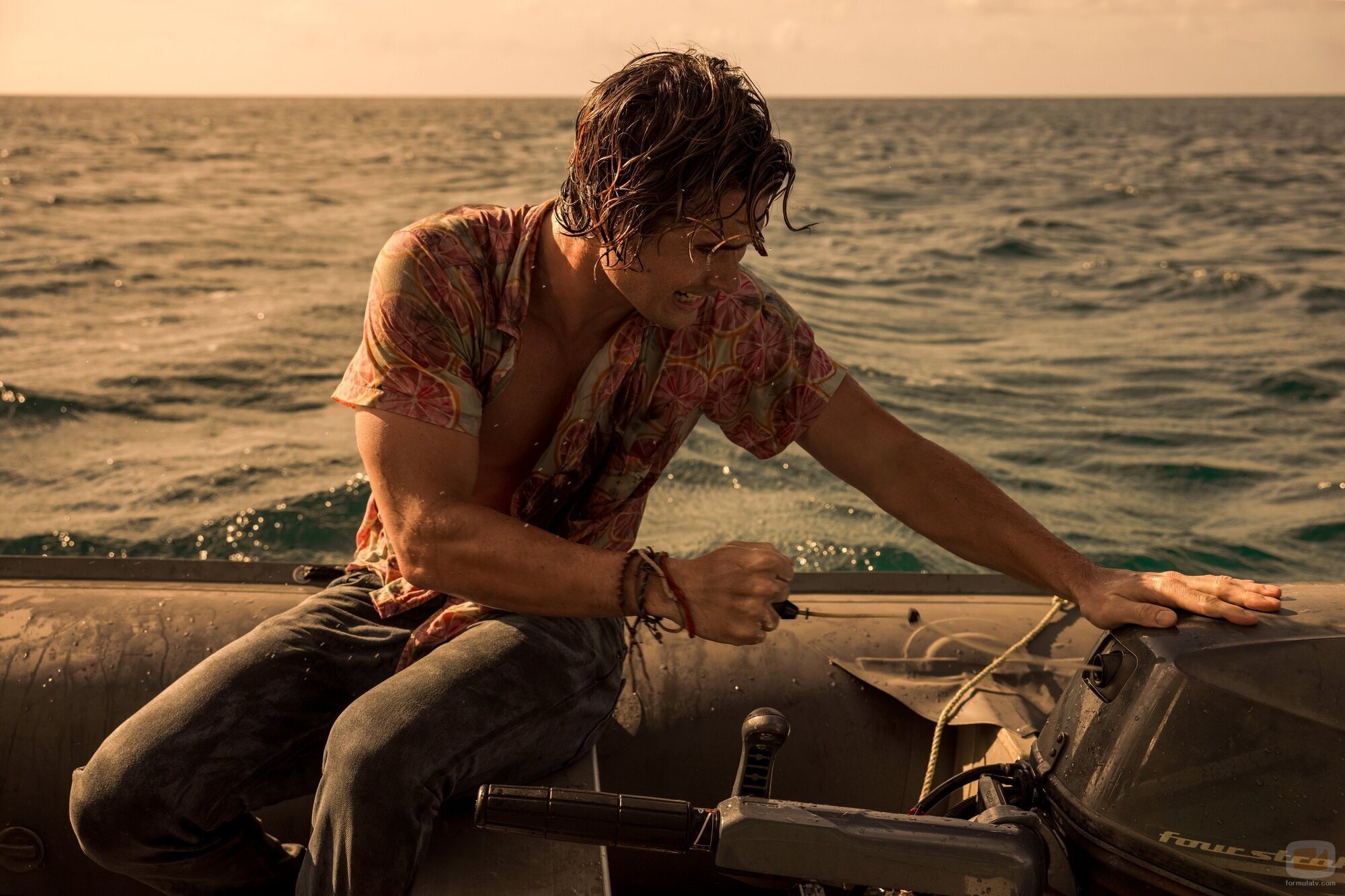 Chase Stokes en 'El Coastal Venture' de 'Outer Banks'