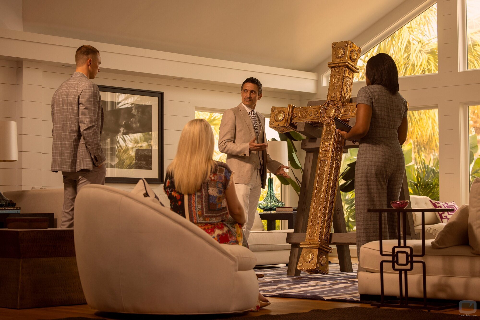 Still de Drew Starkey en el 3x01 de 'Outer Banks'