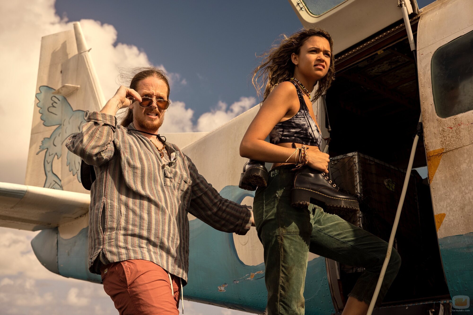 Escena de Madison Bailey en la temporada 3 y el capítulo 01 de 'Outer Banks'