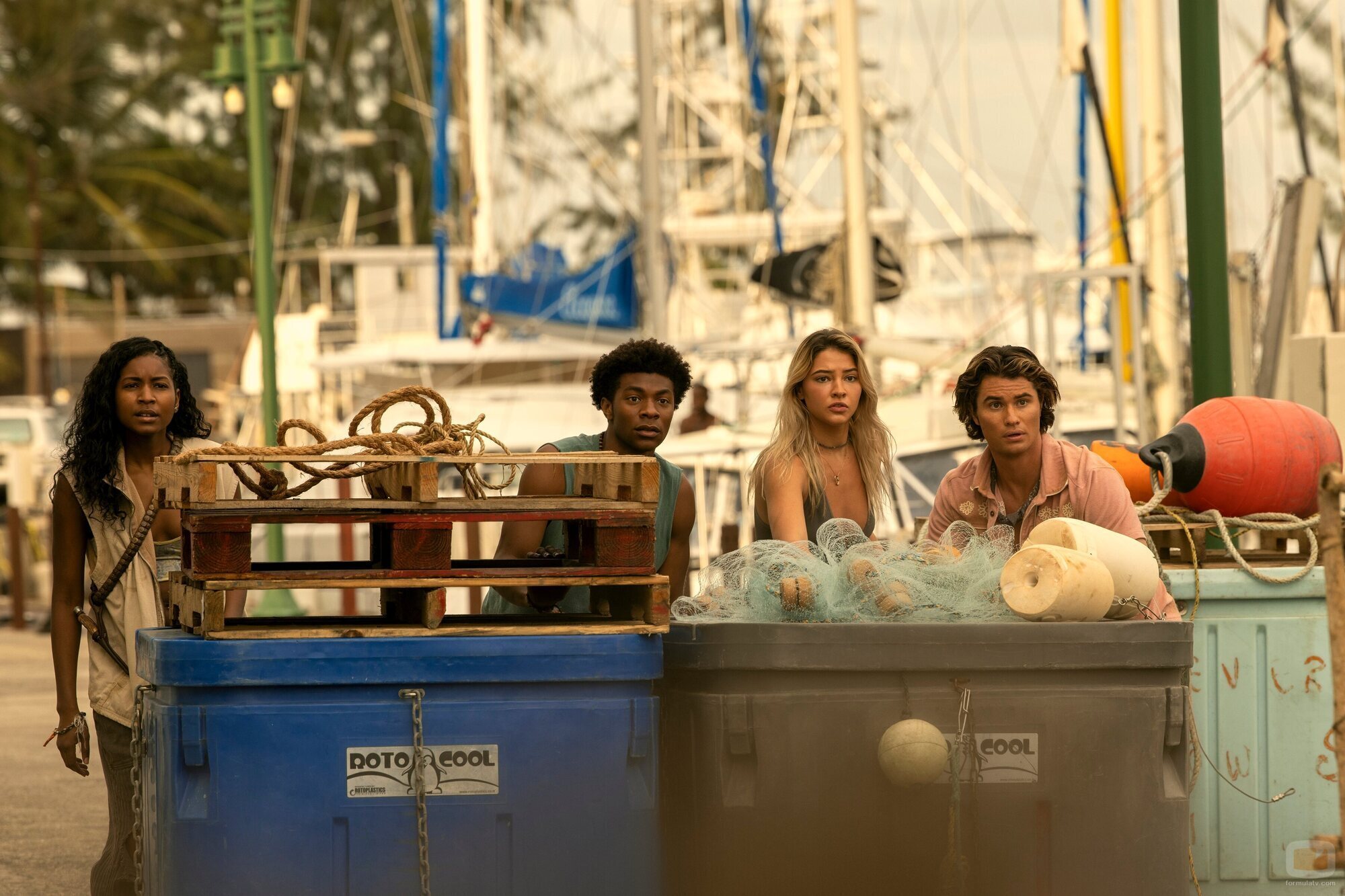 Escena de 3x02 de 'Outer Banks'